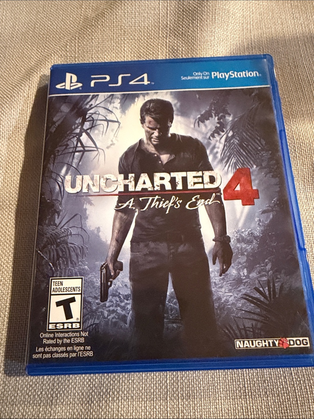 Sony PlayStation 4 Uncharted 4: A Thief's End - Blue Case